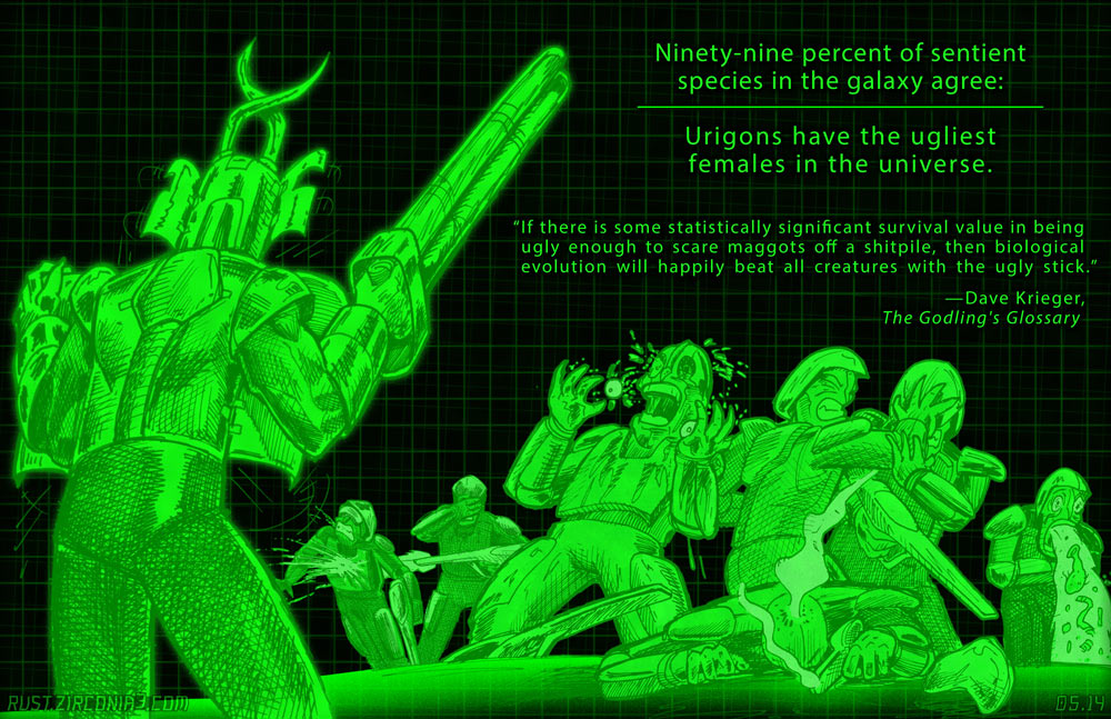 FWIW, I want to eventually reveal that they're actually among the most _beautiful_ beings in the universe, but sadly, the reaction is the same.